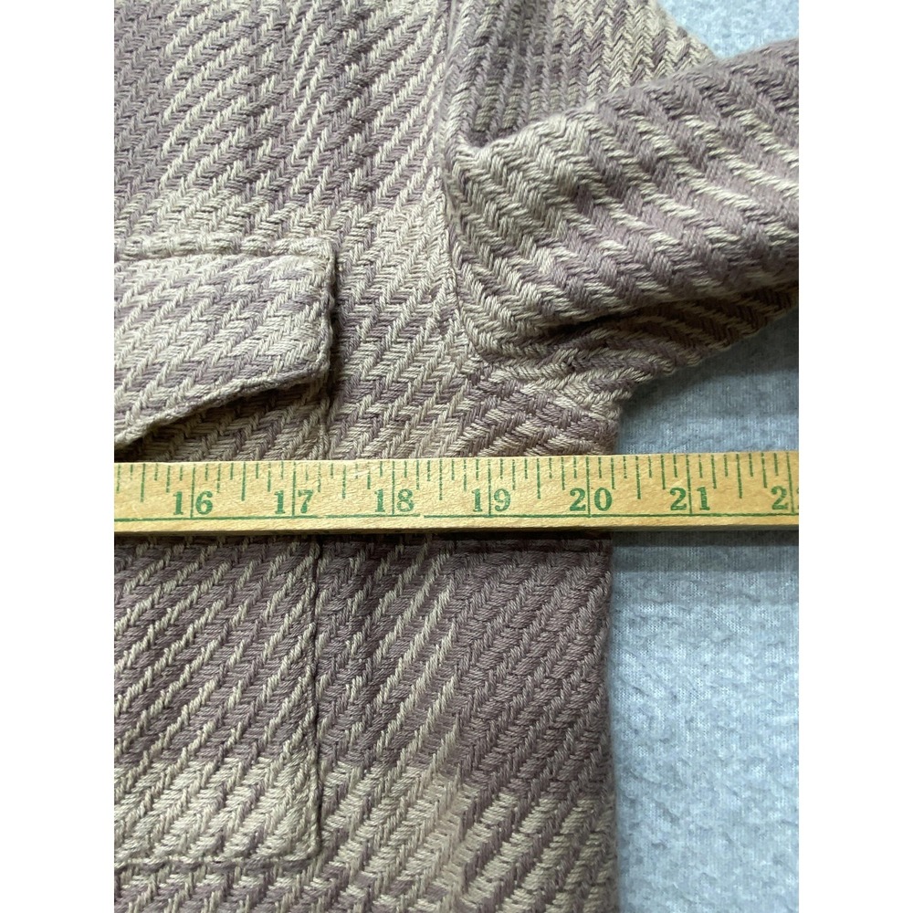 Outerknown Blanket Shirt Jacket Mens S Brown Plaid Quilted Lined Shacket - Picture 7 of 15
